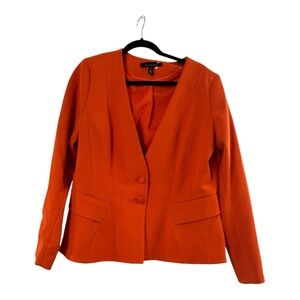 White House Black Market Bold Orange suit size‎ 16